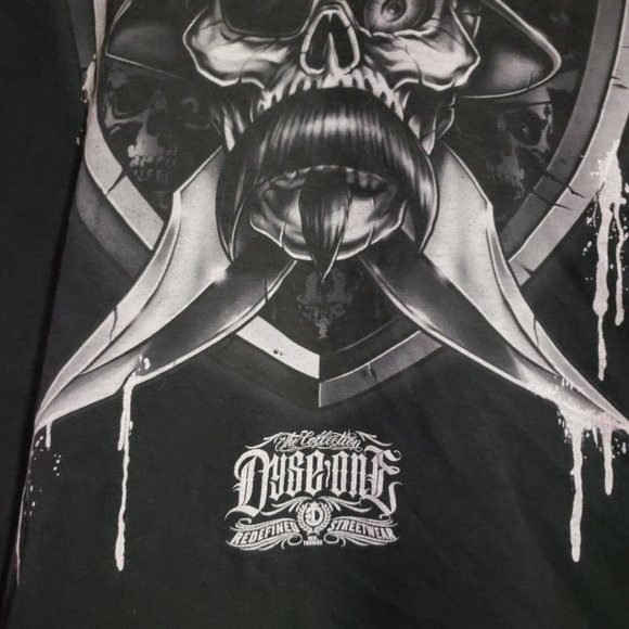Dyse One Black Printed Tees XL - Picture 4 of 7